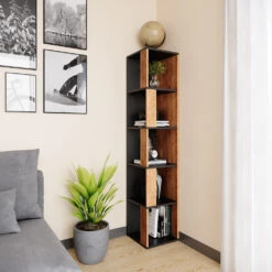 Eckregal "Lio" Goldkraft Eiche/Anthrazit 33.3 X 162.2 Cm Vicco 12 Eckregal "Lio" Goldkraft Eiche/Anthrazit 33.3 X 162.2 Cm Vicco -Vicco m4380 04 ol