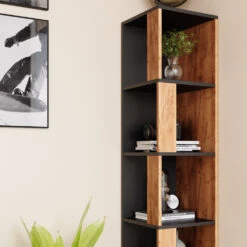 Eckregal "Lio" Goldkraft Eiche/Anthrazit 33.3 X 162.2 Cm Vicco 13 Eckregal "Lio" Goldkraft Eiche/Anthrazit 33.3 X 162.2 Cm Vicco -Vicco m4380 05 ol