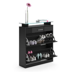 Schuhkipper "Alex" Schwarz Hochglanz 89 X 104 Cm Vicco 15 Schuhkipper "Alex" Schwarz Hochglanz 89 X 104 Cm Vicco -Vicco m4386 07 ol