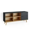 Lowboard "Nautica" Anthrazit/Buche 134 X 61 Cm Vicco -Vicco m4392 01 ol