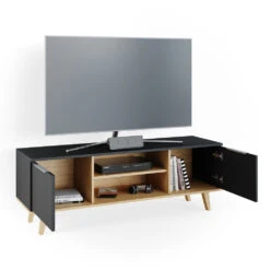 Lowboard "Nautica" Anthrazit/Buche 138 X 49 Cm Vicco -Vicco m4393 07 ol