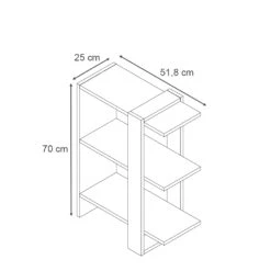 Raumteiler "Basil" Weiß 51.8 X 70 Cm Vicco -Vicco m4417 03 ol