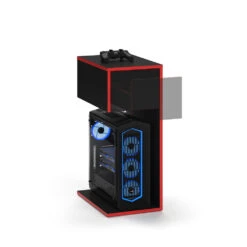 Gaming Tisch "Kron" Rot/Schwarz 30 X 45 Cm Vicco -Vicco m4422 07 ol