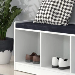 Schuhbank "Elio" Weiß 101.2 X 45.5 Cm Vicco -Vicco m4438 05 ol