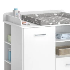 Wickelkommode "Lea" Weiß 102.2 X 102.5 Cm Vicco -Vicco m4439 06 ol