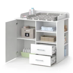 Wickelkommode "Lea" Weiß 102.2 X 102.5 Cm Vicco -Vicco m4439 07 ol