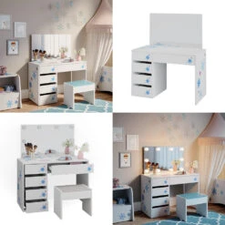 Kinderschminktisch „Winter“ Weiß Vicco -Vicco m4466 08 ol