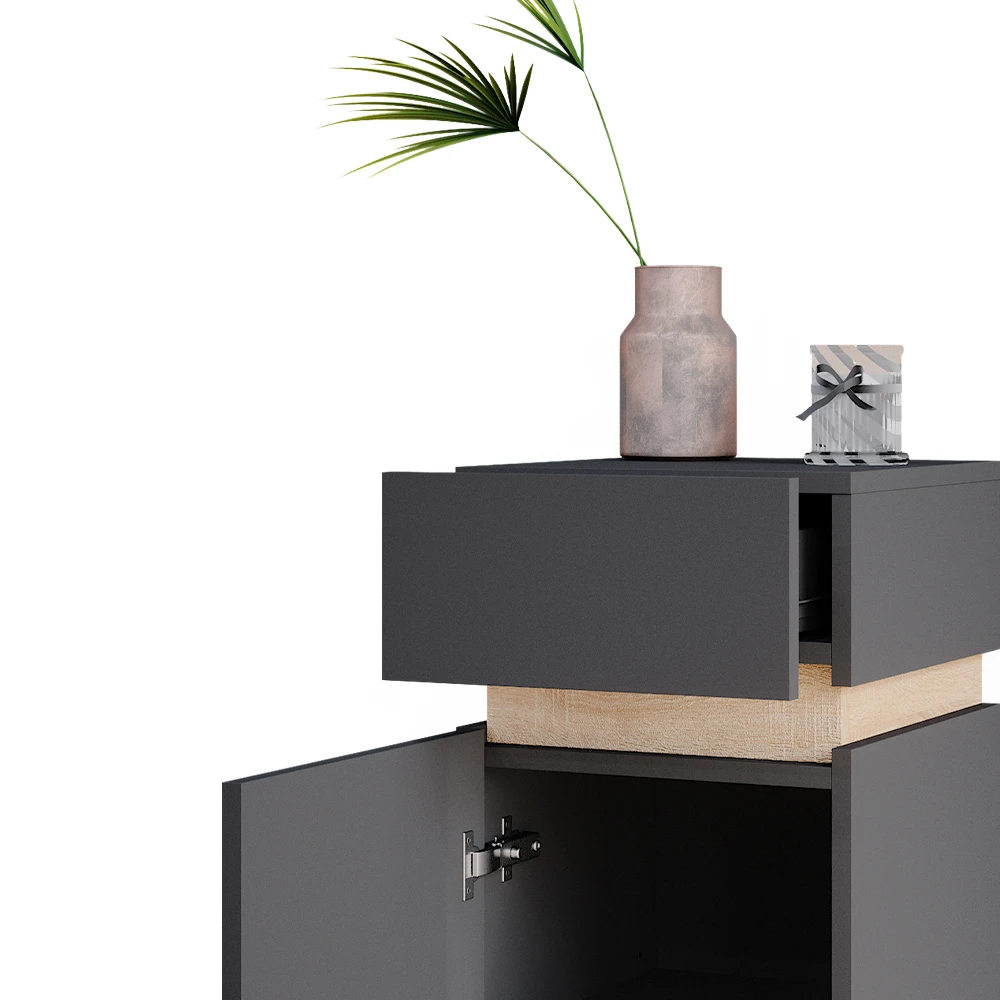 Midischrank "Gloria" Anthrazit/Sonoma 33 X 75.5 Cm Vicco 8 Midischrank "Gloria" Anthrazit/Sonoma 33 X 75.5 Cm Vicco – Bild 6