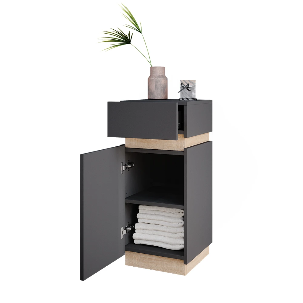 Midischrank "Gloria" Anthrazit/Sonoma 33 X 75.5 Cm Vicco 9 Midischrank "Gloria" Anthrazit/Sonoma 33 X 75.5 Cm Vicco – Bild 7