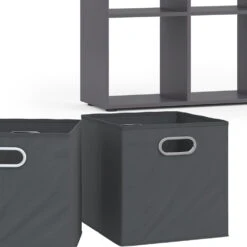 Raumteiler "Scutum" Grau 72 X 143 Cm Mit 4 Faltboxen Vicco 14 Raumteiler "Scutum" Grau 72 X 143 Cm Mit 4 Faltboxen Vicco -Vicco m4525 fb1737 06 ol