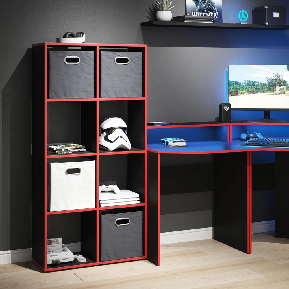 Raumteiler "Scutum" Schwarz/Rot 72 X 143 Cm Vicco 6 Raumteiler "Scutum" Schwarz/Rot 72 X 143 Cm Vicco – Bild 4