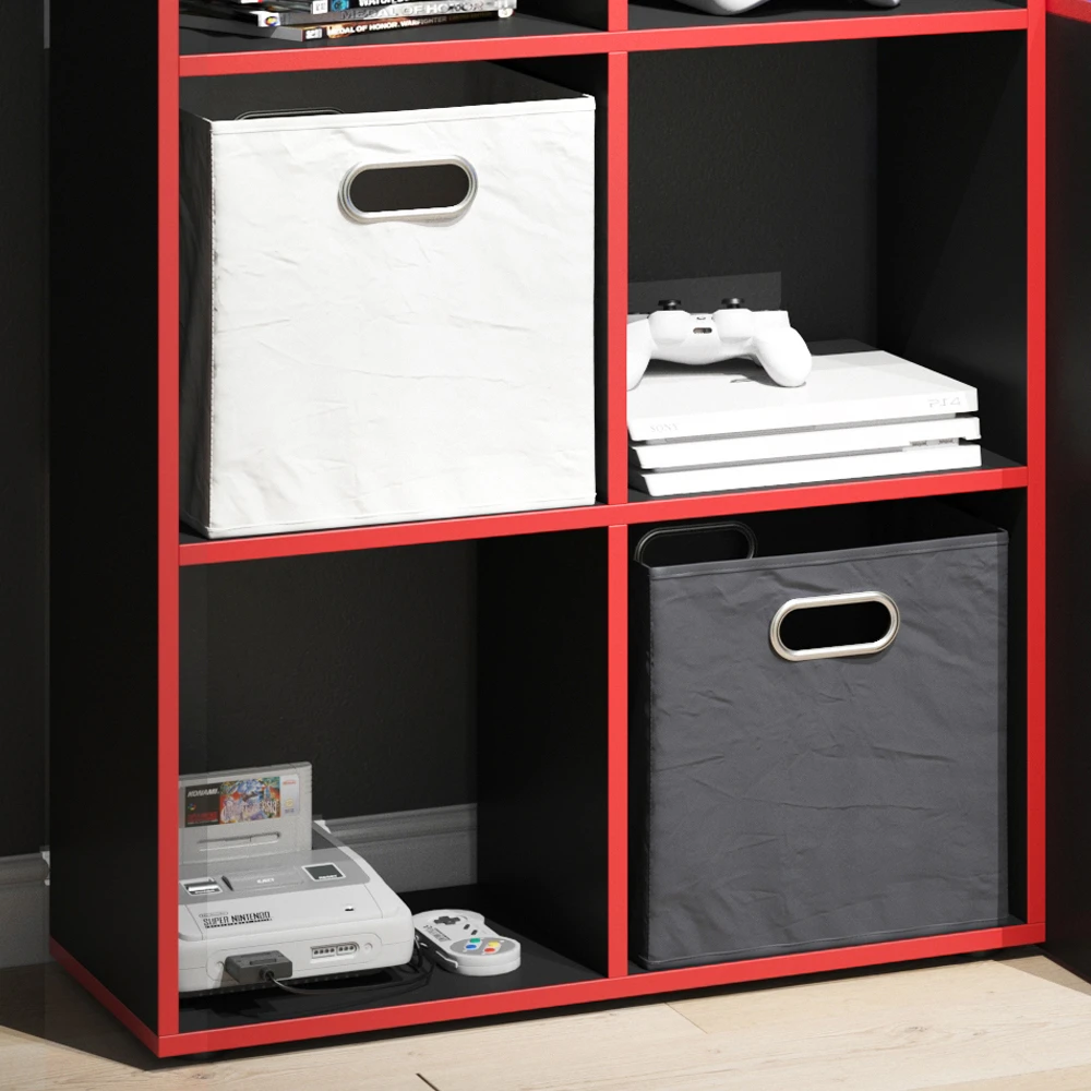 Raumteiler "Scutum" Schwarz/Rot 72 X 143 Cm Vicco 7 Raumteiler "Scutum" Schwarz/Rot 72 X 143 Cm Vicco – Bild 5