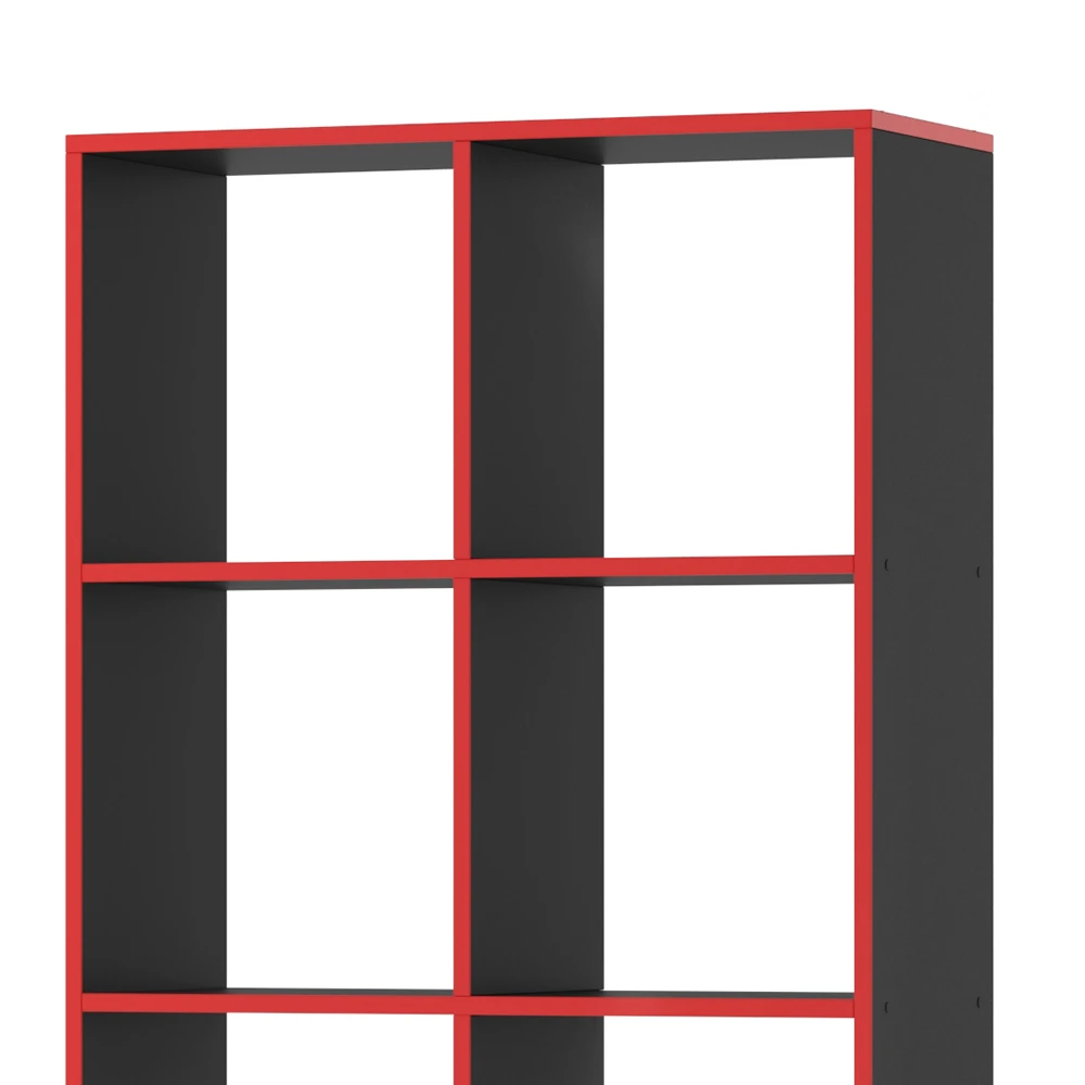 Raumteiler "Scutum" Schwarz/Rot 72 X 143 Cm Vicco 8 Raumteiler "Scutum" Schwarz/Rot 72 X 143 Cm Vicco – Bild 6