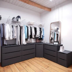 Sideboard "Ruben" Anthrazit 78 X 77.6 Cm Vicco -Vicco m4753 04 ol