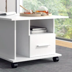 Couchtisch "Ender" Weiß 70 X 46 Cm Vicco -Vicco m4907 05 ol