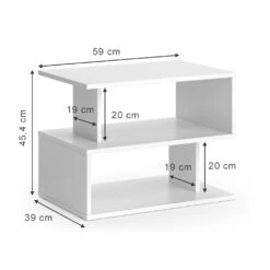 Couchtisch "Shelby" Weiß 59 X 39 Cm Vicco 11 Couchtisch "Shelby" Weiß 59 X 39 Cm Vicco -Vicco m4917 03 ol