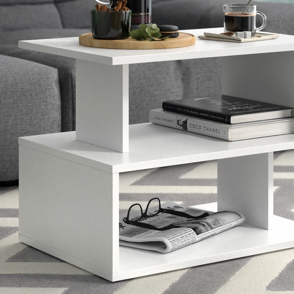 Couchtisch "Shelby" Weiß 59 X 39 Cm Vicco 7 Couchtisch "Shelby" Weiß 59 X 39 Cm Vicco – Bild 5