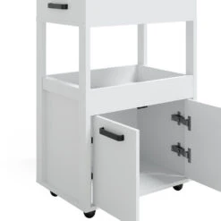 Rollcontainer "Simon" Weiß 40 X 89 Cm Vicco -Vicco m4918 06 ol