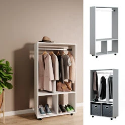 Kleiderschrank "Sydney" Weiß 70 X 128 Cm Vicco -Vicco m4922 02 ol