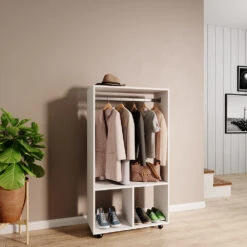 Kleiderschrank "Sydney" Weiß 70 X 128 Cm Vicco -Vicco m4922 04 ol