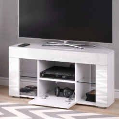 Lowboard "Denver" Weiß Hochglanz 100 X 50 Cm Vicco -Vicco m4927 05 ol