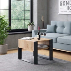 Couchtisch Anthrazit/Goldkraft Eiche 59 X 62 Cm Vicco 12 Couchtisch Anthrazit/Goldkraft Eiche 59 X 62 Cm Vicco -Vicco m4949 04 ol