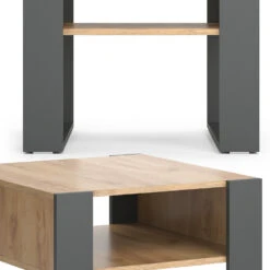 Couchtisch Anthrazit/Goldkraft Eiche 59 X 62 Cm Vicco 14 Couchtisch Anthrazit/Goldkraft Eiche 59 X 62 Cm Vicco -Vicco m4949 06 ol