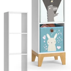 Kinderregal "Malia" Weiß/Eiche 35.2 X 159.5 Cm Vicco -Vicco m5010 06 ol