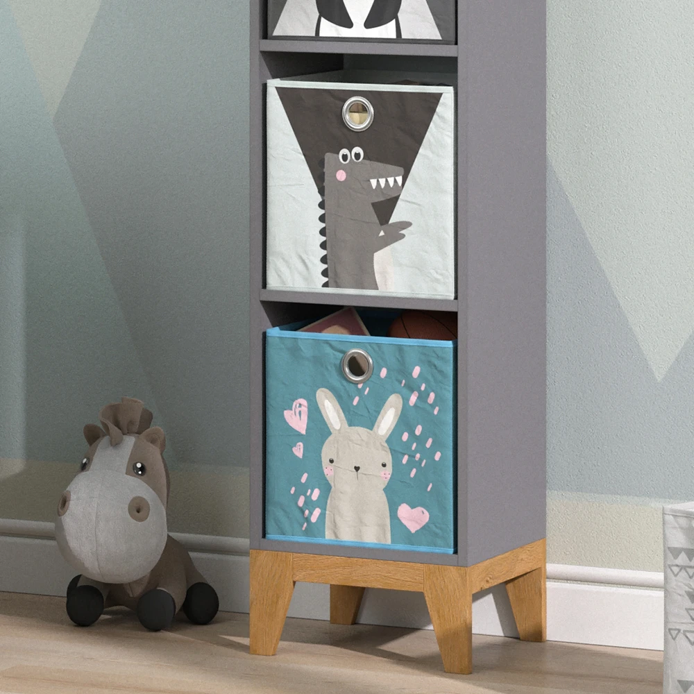 Kinderregal "Malia" Grau/Eiche 35.2 X 159.5 Cm Vicco 7 Kinderregal "Malia" Grau/Eiche 35.2 X 159.5 Cm Vicco – Bild 5