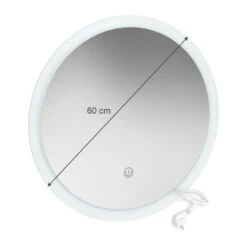 Badezimmerspiegel Weiß 60 X 60 Cm Rund Vicco 12 Badezimmerspiegel Weiß 60 X 60 Cm Rund Vicco -Vicco m5034 03 ol