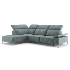 Sofa L Form "James" Grau 301 X 218 Cm Linke Ecke Vitalispa