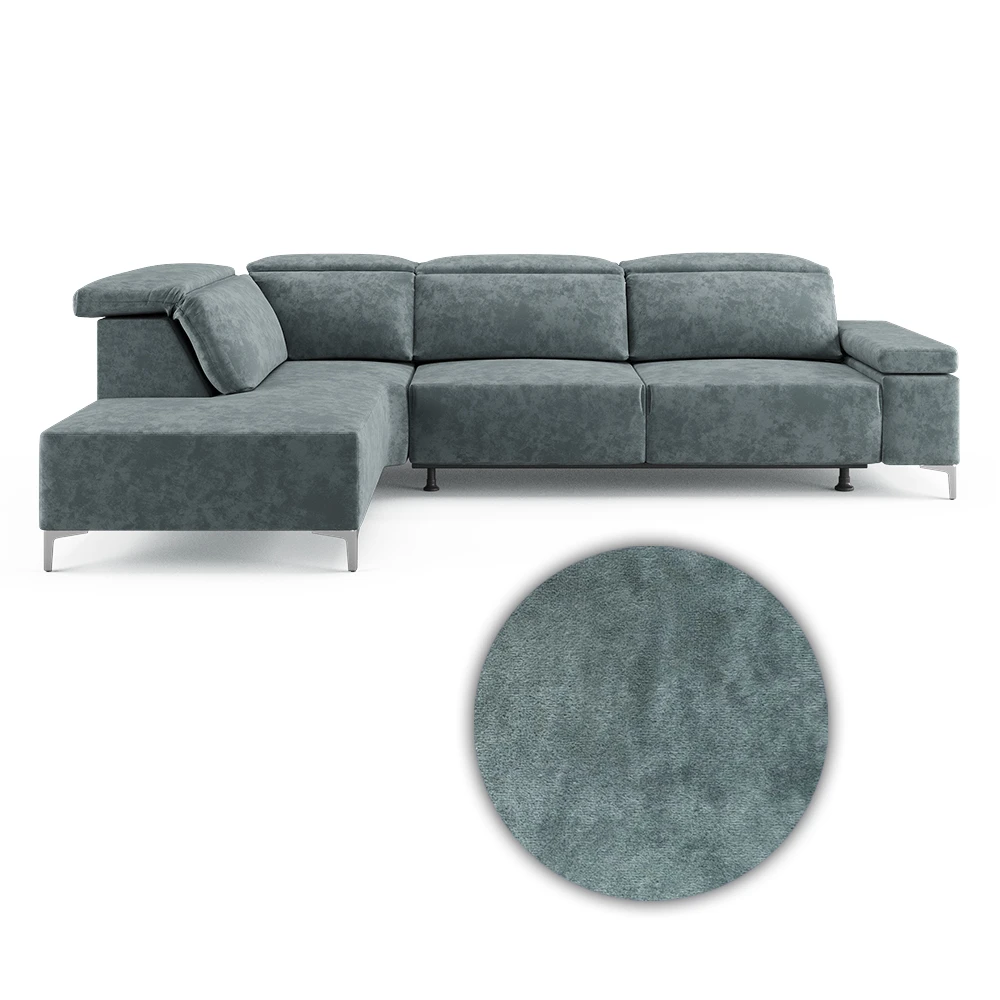 Sofa L Form "James" Grau 301 X 218 Cm Linke Ecke Vitalispa 9 Sofa L Form "James" Grau 301 X 218 Cm Linke Ecke Vitalispa – Bild 7