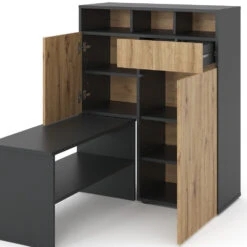 Schuhschrank "Selena" Anthrazit/Eiche 125 X 102 Cm Vicco -Vicco m5214 06 ol