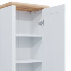 Badschrank "Nino" Weiß/Artisan-Eiche 39.2 X 76.5 Cm Vicco -Vicco m5217 06 ol