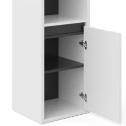 Midischrank "Viola" Weiß/Anthrazit 38 X 80 Cm Vicco -Vicco m5231 06 ol