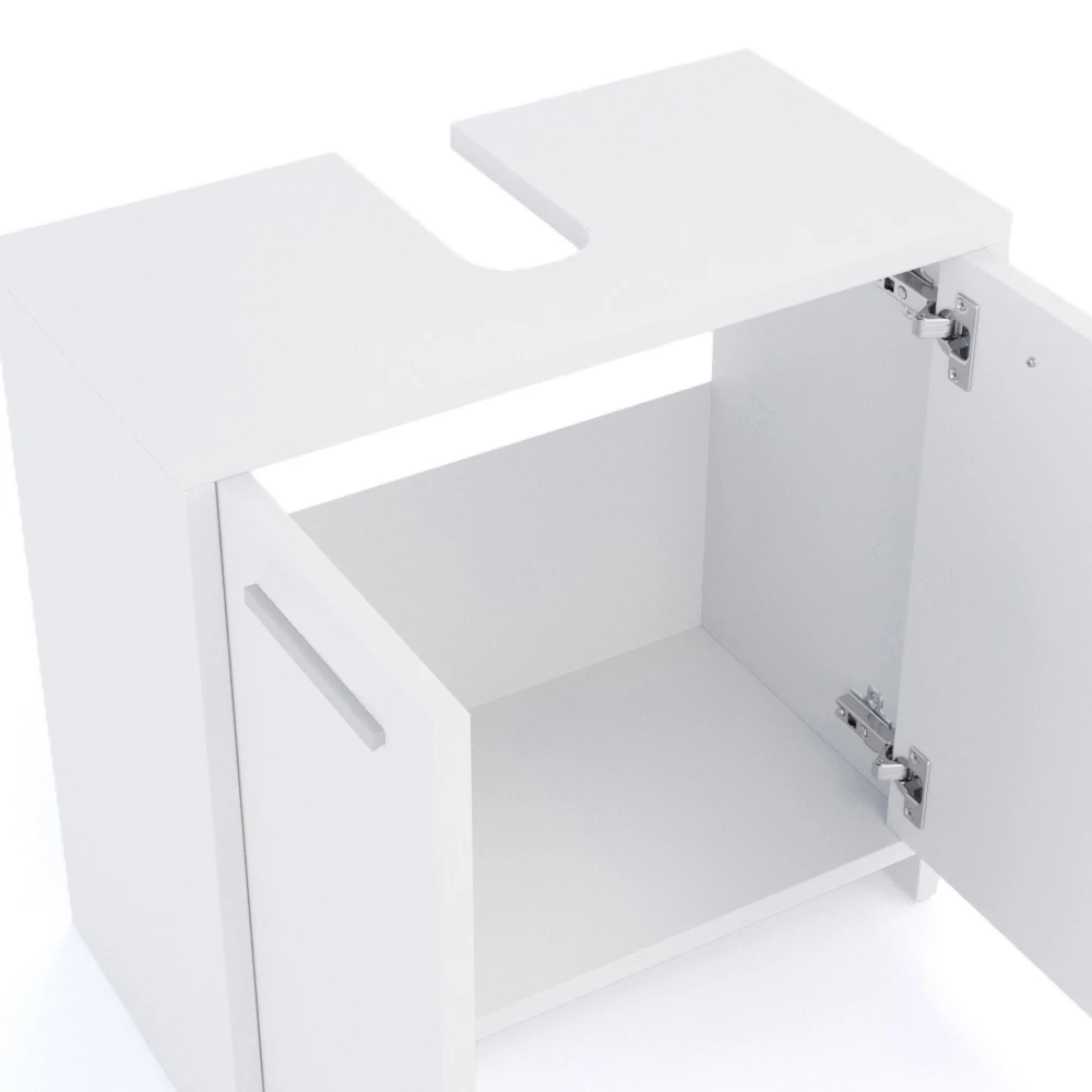 Waschbeckenunterschrank "Kiko" Weiß 58 X 60 Cm Vicco 8 Waschbeckenunterschrank "Kiko" Weiß 58 X 60 Cm Vicco – Bild 6