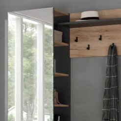 Garderobe Goldkraft Eiche/Anthrazit 120 X 190 Cm Vicco -Vicco m5270 05 ol