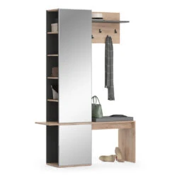 Garderobe Goldkraft Eiche/Anthrazit 120 X 190 Cm Vicco -Vicco m5270 07 ol