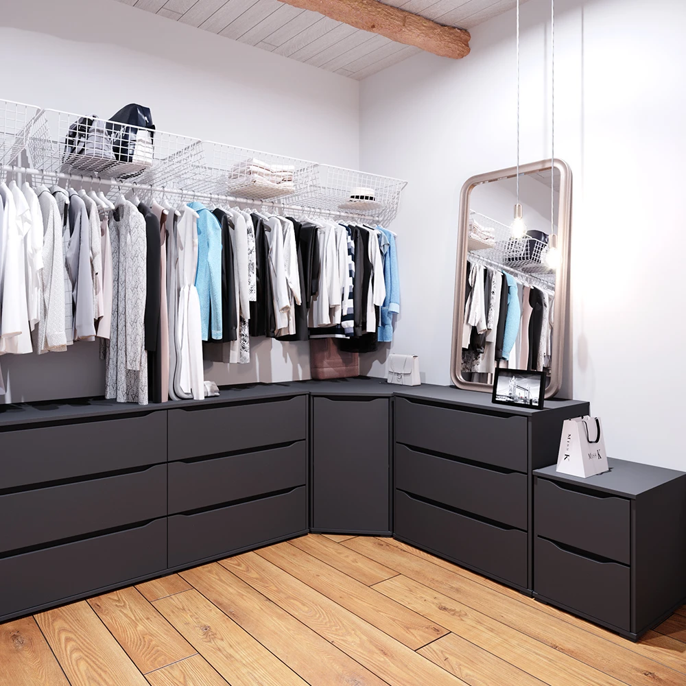 Anrichte "Ruben" Anthrazit 40.2 X 53.6 Cm Vicco 7 Anrichte "Ruben" Anthrazit 40.2 X 53.6 Cm Vicco – Bild 5