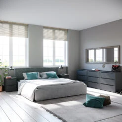 Sideboard "Ruben" Anthrazit 160.2 X 77.6 Cm Vicco -Vicco m5326 04 ol