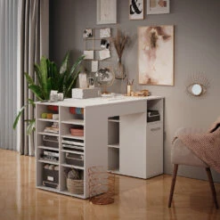 Schreibtisch "Victoria" Weiß 135.2 X 68 Cm Vicco -Vicco m5334 04 new ol