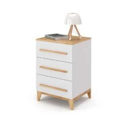 Sideboard "Malia" Weiß/Eiche 60 X 88 Cm Vitalispa 15 Sideboard "Malia" Weiß/Eiche 60 X 88 Cm Vitalispa -Vicco m5365 07 ol