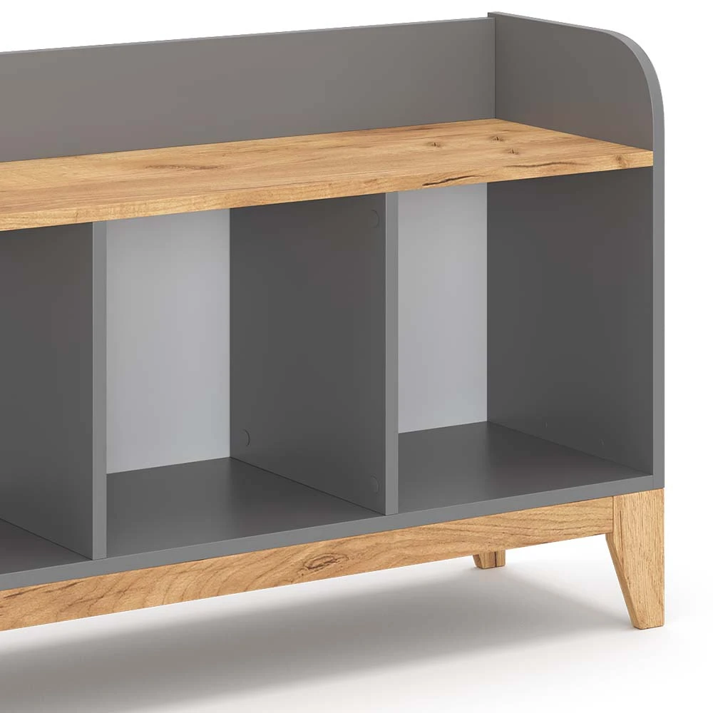 Kinderregal "Malia" Grau/Eiche 107.2 X 63.8 Cm Vitalispa 8 Kinderregal "Malia" Grau/Eiche 107.2 X 63.8 Cm Vitalispa – Bild 6