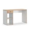 Schreibtisch "Sirio" Weiß/Goldkraft Eiche 120 X 50 Cm Vicco -Vicco m5469 01 ol