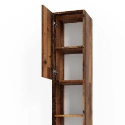 Badschrank "Kiko" Eiche Rustikal 30 X 190 Cm Vicco -Vicco m5482 06 ol