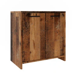 Waschbeckenunterschrank "Kiko" Eiche Rustikal 58 X 60 Cm Vicco