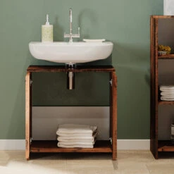 Waschbeckenunterschrank "Kiko" Eiche Rustikal 58 X 60 Cm Vicco -Vicco m5484 05 ol