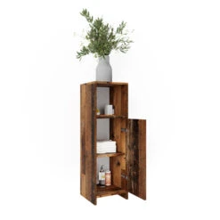 Midischrank "Kiko" Eiche Rustikal 30 X 95 Cm Vicco -Vicco m5485 07 ol