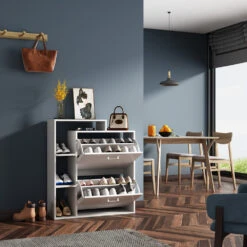 Schuhkipper "Tobias" Weiß 80 X 90 Cm Oskar Store -Vicco m5531 04 ol