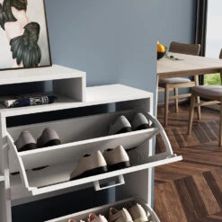 Schuhkipper "Tobias" Weiß 80 X 90 Cm Oskar Store -Vicco m5531 05 ol